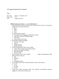 Sesuai namanya, bagian ini menjelaskan atau mencantumkan. Uts Agama Kristen Kls 4 Sd Semester I Pdf