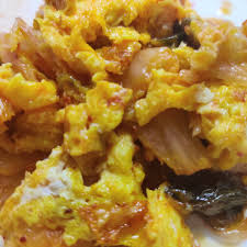 Stir in cornstarch mixture and soy sauce. Mom S Kimchi Egg Recipe Allrecipes