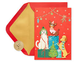 Shop today to find greeting cards at incredible prices. Christmas Dogs Holiday Boxed Cards 8 Count Papyrus