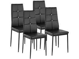 Maybe you would like to learn more about one of these? Tectake Lot De 4 Chaises Avec Strass Noir 402545 Vente De Tectake Conforama