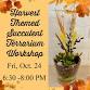 Harvest-Themed Succulent Terrarium Workshop event image