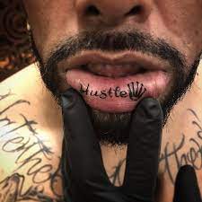 Huste tatoo hustle quotes tattoos quotesgram wake laugh. Inner Lip Hustle Tattoo