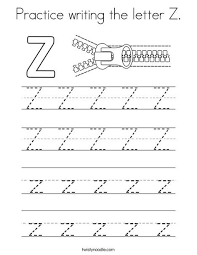 practice writing the letter z coloring page writing practice letter z alphabet letter activities