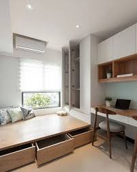 11 Awesome Small Bedroom Design Ideas To Get Comfortable Sleep 3 Small Room Design Minimalist Bedroom Decor Small Apartment Interior