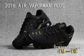 Air Vapormax Plus Black And Gold Pin On Nike Shoes