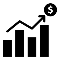 Computer icons economics money, logo, wealth png. Economic Growth Icons Download Free Vector Icons Noun Project