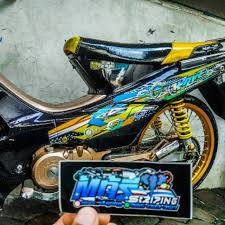 Modifikasi honda supra x 125 unik dan gak umum di kontes motor modifikasi indonesia, extreme dan. Harga Striping Supra Terbaik Aksesoris Motor Otomotif Maret 2021 Shopee Indonesia