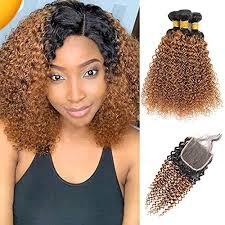 Hey my love ✨welcome back to my channel. Feelgrace Curly Hair 1b 30 Kinky Curly Hair Weave Bundles With Closure Ninthavenue Europe