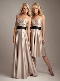 Champagne Dresses Shoe Color Allure Bridesmaid Dresses Satin Bridesmaid Dresses Brown Bridesmaid Dresses