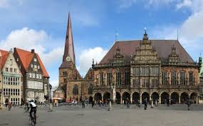 A polygon having four equal sides and four equal angles. Market Square Attractions Bremen