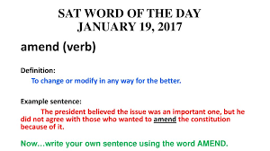 What is the meaning of amendment 10 in polish? What Is The Meaning Of The Word Amend