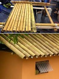 Inspiration Double Duty Strap On Leading Edge A To Retract And Extend Awning And B To Clip To Strap On Back Edge T Bamboo Roof Bamboo Building Bamboo Decor