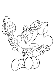 Free Printable Minnie Mouse Coloring Pages For Kids Minnie Mouse Coloring Pages Baby Coloring Pages Disney Coloring Pages