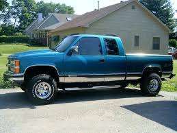 Image result for Bright Blue 1995 Truck