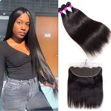 Dsoar hair malaysian afro kinky curly hair 3 bundles best human hair. Malaysian Straight Human Hair 3 Bundles With Frontal Tinashehair