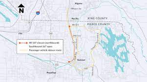 Wsdot Closing Northbound Sr 167 Between Sumner Pacific For Construction Courier Herald