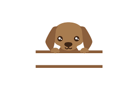 Download Monogram Frame Puppy Svg Cut File By Creative Fabrica Crafts Creative Fabrica