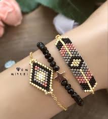 Handmade Jewelry Diamond Lovb Orgu Bileklik Modelleri Arkadaslik Bilekligi Modelleri Boncuk Suslu Takilar