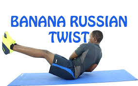 The lumbar vertebrae are large and thick, and they can handle a lot of vertical force. How To Do Banana Russian Twist Exercise Gif Flab Fix