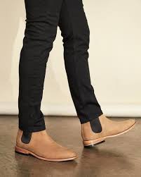 Men's chelsea boots with delicate brogue detail, available in black and tan. Nisolo Men S Chelsea Boot Stone Chelsea Boots Men Chelsea Boots Boots