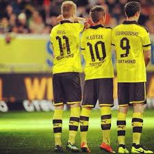 Borussia Dortmund Reus Gotze And Lewandowski Football World Football Sport Soccer