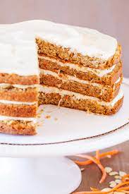The outside of the cake is coated with even more carrot cake crumbs. 4 Layer Moist Carrot Cake The Pkp Way