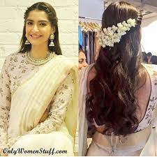 Only Women Stuff A Blog About Beauty Fashion Health Engagement Hairstyles Indian Hairstyles Saree Hairstyles