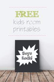 If you're looking to refresh the kids' room and add helpful reminders for them to be the best little person they can be, these inspirational quotes and prints will do the job in a pinch. Free Kids Room Wall Prints