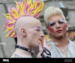 Dressed as transvestite hi-res stock photography and images