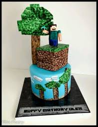 Minecrafts Minecraft Cake Video Game Cakes Boy Birthday Cake