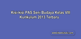 Kunci jawaban pas seni budaya kelas 9. Kisi Kisi Pas Seni Budaya Kelas 8 K13 Tahun 2020 2021 Websiteedukasi Com