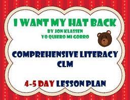 I Want My Hat Back By Jon Klassen Lesson Plan And Activities Interactive Read Aloud Lessons Lesson Elementary Teaching Resources