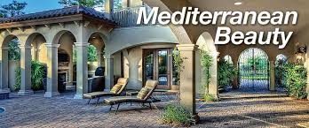 The plan also features a courtyard and optional solana. Mediterranean Style Homes Beauty Form And Function Sater Design Collection