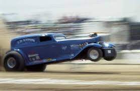 De motoren zijn meestal afgeleid van auto's '; Manfred Mothes Autorennen Dragster Auto Motorsport Art Print
