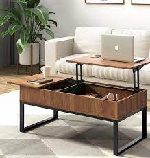 Large storage space hidden compartment and storage drawer offers much storage space. Valero Lift Top Extendable Sled Coffee Table With Storage Coffee Table Wood Lift Top Coffee Table Storage Ottoman Coffee Table