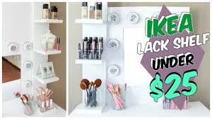 The shelf becomes one with the wall thanks to the concealed mounting hardware. Diy Ikea Lack Shelf Hack Under 25 Youtube