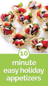 Turn breakfast food into party appetizers with these ideas. 11 Easy Holiday Appetizers You Can Make In 10 Minutes Coupons Com Holiday Appetizers Easy Holiday Appetizers Recipes Christmas Recipes Appetizers