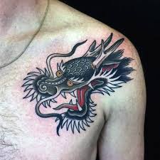 Gratuito download 18 vibrant traditional dragon tattoos dragon tattoo designs. New Traditional Dragon Tattoo Novocom Top