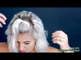 تسريحه مرفوعه للشعر القصير مناسبه جدا لفصل الصيف Youtube Youtube