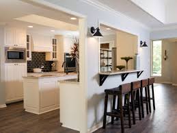 Some cabinets skirt convention and have opaque glass doors, permitting a fuzzy view of stored contents. Kitchen Bar Half Wall Kitchenzoid