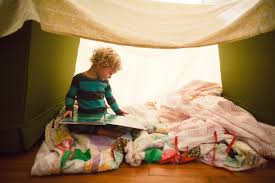 It's as simple as taking a sheet. Weekend Activity Build Your Own Epic Blanket Fort
