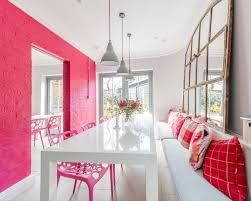 Establish a tone for your home with a strong and sophisticated dining room set. 27 Beautiful And Inspiring Pink Dining Rooms Shelterness