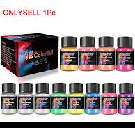 Glow-In-The-Dark Crystal Resin Glitter Powder, Long-Lasting High  Brightness, 13 Colors Water Oil Soluble Fluorescent Paint for DIY Crafts  Jewelry ...