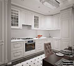 дизайн комнаты 12 кв м с диваном и шкафом купе Kuhnya V Stile Neoklassika 101 Foto Belaya Seraya Golubaya I 8 Idej Kuhnya V Belyh Tonah Dekor Kuhonnyh Shkafov Elitnye Kuhni