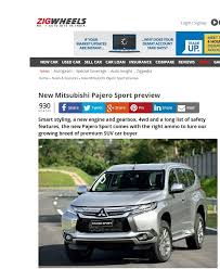 Sales outlets, sales techniques, and sales staff. Pajero Sport Review Zigwheels Magazine Mitsubishi Motors Indiamitsubishi Motors India