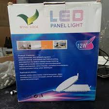 We have led light for ceiling light, panel light, flood light, high bay light Wing Lock Led Panel Light 12 W 12watt Lampu Tanam Shopee Indonesia