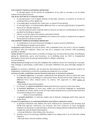 The wording of the title page, which is best presented as a question for this type of document. The Concept Paper As Extended Definition Definition Concept