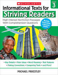 Maybe you would like to learn more about one of these? Informational Texts For Striving Readers Grade 3 30 High Interest Low Readability Passages With Comprehension Questions Paperback Eight Cousins Books Falmouth Ma