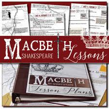 Macbeth Lesson Plans Worksheets Teaching Resources Tpt