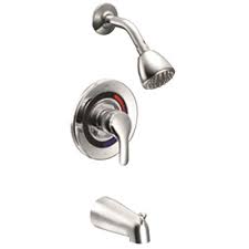Ceramic disc valve, quality brass construction including the sprayer & soap pump. Moen Part T42311c Moen Baystone Single Handle 1 Spray Tub And Shower Faucet In Chrome Bathtub Shower Valve Trim Kits Home Depot Pro